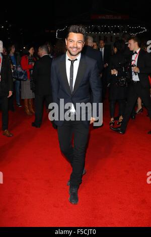 London, UK, 13. Oktober 2015: Dominic Cooper besucht The Lady In The Van Premiere, 59. BFI London Film Festival in London Stockfoto