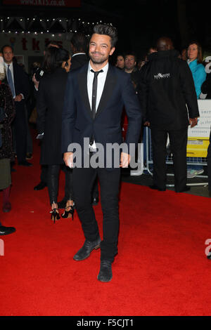 London, UK, 13. Oktober 2015: Dominic Cooper besucht The Lady In The Van Premiere, 59. BFI London Film Festival in London Stockfoto