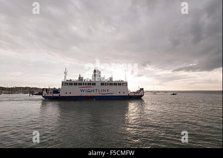 Isle Of Wight Yarmouth Wight Fährlinie gonna lymington Stockfoto