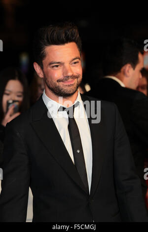 London, UK, 13. Oktober 2015: Dominic Cooper besucht The Lady In The Van Premiere, 59. BFI London Film Festival in London Stockfoto