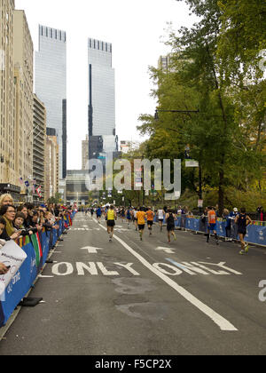 New York, New York, USA. 1. November 2015. New York City-Marathon. NYC Marathon, Central Park, New York, NY USA Credit: Frank Rocco/Alamy Live-Nachrichten Stockfoto