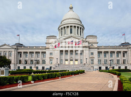 State Capitol Gebäude in Little Rock, Arkansas. Stockfoto