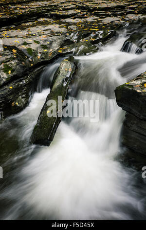 Wasserfall, Watkins Glen State Park, Watkins Glen, New York, USA Stockfoto