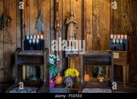 Nationaler Schrein des Heiligen Kateri Tekakwitha Fonda, New York, USA. Kateri war der erste Indianer Heilige. Stockfoto