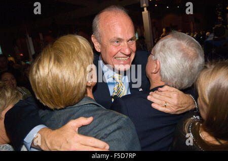 Datei-PIC: Orlando, Florida, USA. 20. Oktober 2007. FRED THOMPSON (19 August 1942-1. November 2015), ein ehemaliger US-Senator aus Tennessee, GOP Präsidentschaftskandidaten, Watergate Anwalt und Schauspieler auf dem TV-Drama "Recht und Ordnung," starb am Sonntag in Nashville. Er war 73. Im Bild: 20. Oktober 2007 - Orlando, FL, USA. Bildnachweis: ZUMA Press, Inc./Alamy Live-Nachrichten Stockfoto