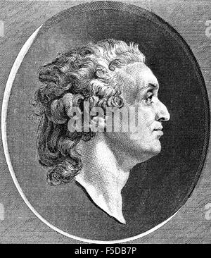 MARQUIS de CONDORCET (1743-1794), französischer Philosoph Stockfoto