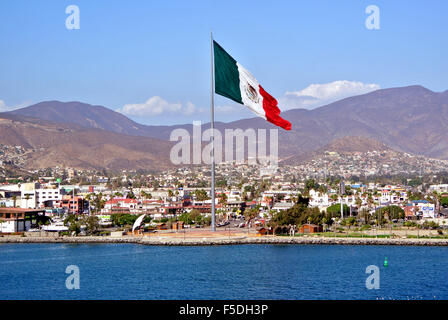 Ansicht von Ensenada Mexiko vom Deck der königlichen Prinzessin Kreuzfahrtschiff Stockfoto