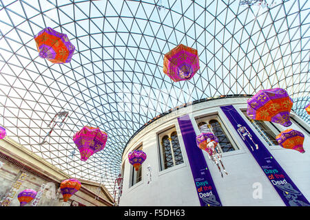 Mexikanischen Tag der Toten British Museum London UK Stockfoto