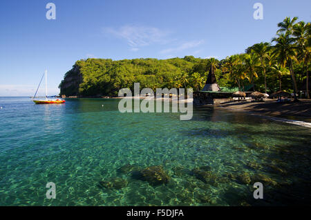 Anse Chastanet Resort in Soufrière, St. Lucia Stockfoto