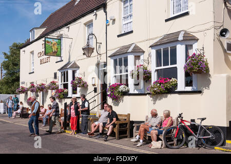 aus dem 16. Jahrhundert die krummen Billet Pub, High Street, alte Leigh, Leigh-on-Sea, Essex, England, Vereinigtes Königreich Stockfoto