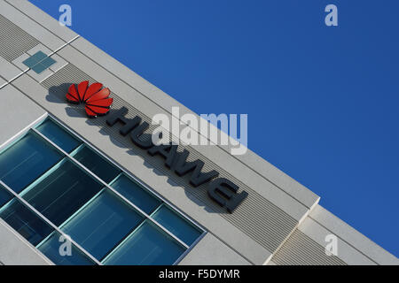 Büro der chinesischen Handy Huawei Technologies Corporation, Santa Clara CA Stockfoto