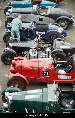 Oldtimer Sportwagen Trophy, Parc Ferme, 43. AvD Oldtimer-Grand-Prix 2015 Nürburgring Stockfoto