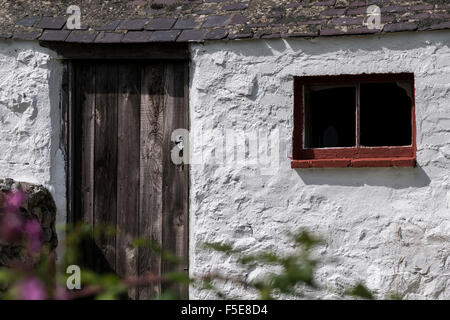 Kleine Gebäude am Mynydd Bodafon auf Anglesey North Wales Stockfoto