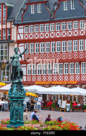 Romerberg, Altstadt (alte Stadt), Frankfurt am Main, Hessen, Deutschland, Europa Stockfoto