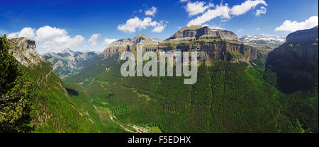 Valle de Ordesa, Parque Nacional de Ordesa, zentralen Pyrenäen, Aragon, Spanien, Europa Stockfoto