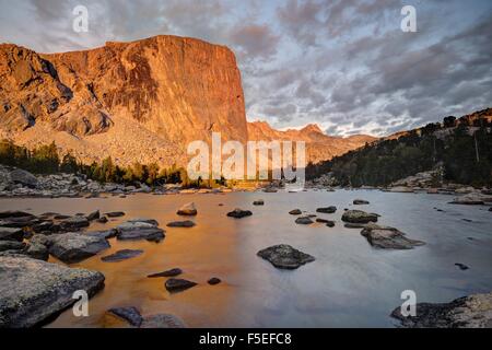 Mount nutte und Grave Lake, Wyoming, USA Stockfoto