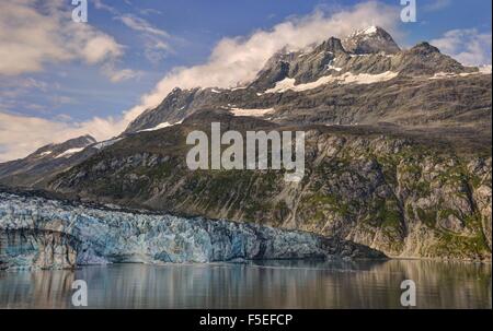 Mount Cooper und Lamplugh Gletscher, Glacier Bay Nationalpark, Alaska Stockfoto