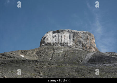 Monte Perdido, Ordesa y Monte Perdido Nationalpark Pyrenäen, Sapin. Stockfoto