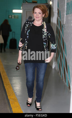 Jennie McAlpine außerhalb ITV Studios mit: Jennie McAlpine Where: London, Vereinigtes Königreich bei: 02 Sep 2015 Stockfoto