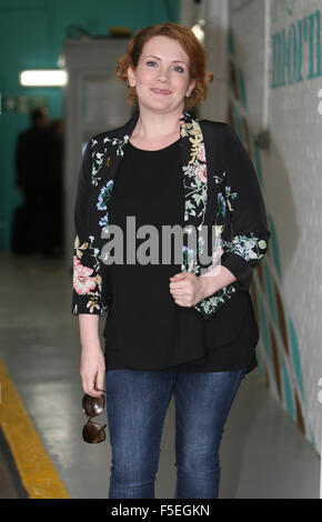 Jennie McAlpine außerhalb ITV Studios mit: Jennie McAlpine Where: London, Vereinigtes Königreich bei: 02 Sep 2015 Stockfoto