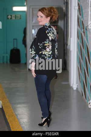 Jennie McAlpine außerhalb ITV Studios mit: Jennie McAlpine Where: London, Vereinigtes Königreich bei: 02 Sep 2015 Stockfoto