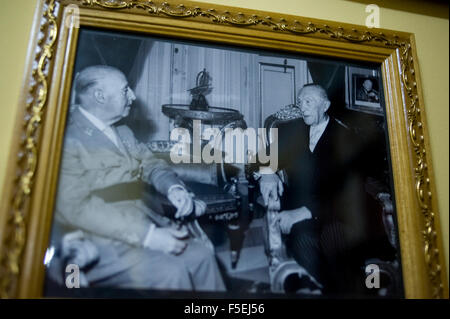 Francisco Franco Stiftung in Madrid, Spanien. Fundacion Franquismus Diktator general Generalisimo Diktatur Spanisch Stockfoto