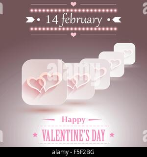 Valentinstag-Design. Stock Vektor