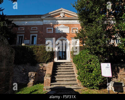 Das Museum der Ausgrabungsstätte Ostia Antica, in der Nähe von Rom, wo die schönsten Artefakte gefunden zu sehen. Stockfoto