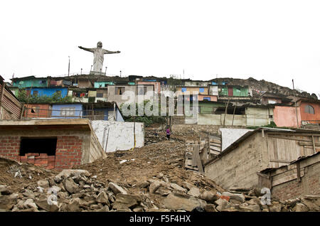 San Miguel Slum, Lima, Peru Stockfoto