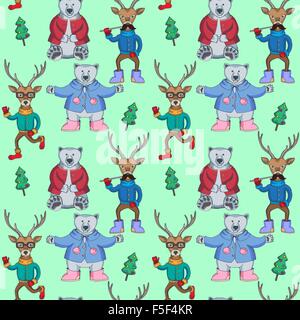 Handgezeichnete Weihnachten illustration Stock Vektor