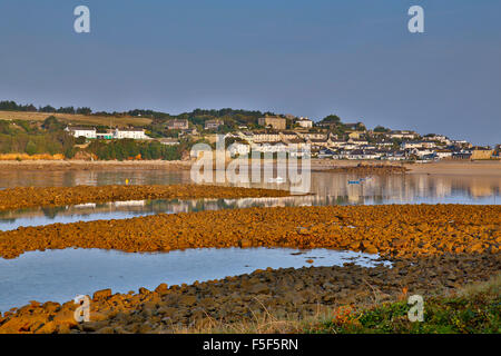Hugh Town; Porth Cressa; St. Marien; Isles of Scilly; UK Stockfoto