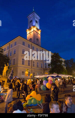 Lviv, Ukraine, Stadtfest auf Stary Rynok Stockfoto