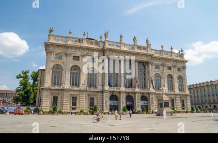 Palazzo Madama (Madama Palast) in Piazza Castello, Turin, Piemont, Italien Stockfoto