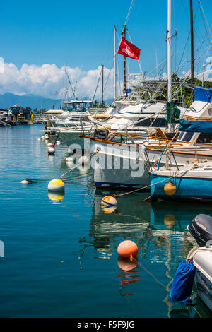 Lahaina Harbor, Maui, Hawaii Stockfoto