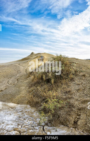 Schlammvulkane in Rumänien Stockfoto