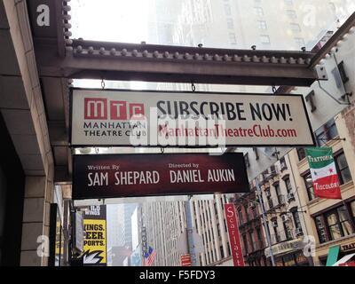 Fototermin am Broadway spielen "Fool For Love" im Manhattan Theatre Club Featuring: Atmosphäre wo: New York, Vereinigte Staaten von Amerika bei: 02 Sep 2015 Stockfoto