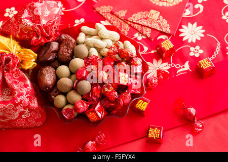 Traditionelle chinesische Hochzeit Elemente Stockfoto