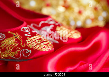 Traditionelle chinesische Hochzeit Elemente Stockfoto