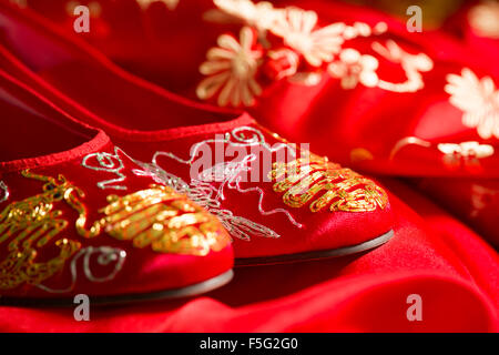 Traditionelle chinesische Hochzeit Elemente Stockfoto