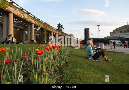 Wroclaw, Polen, die Pergola auf Century Park Stockfoto