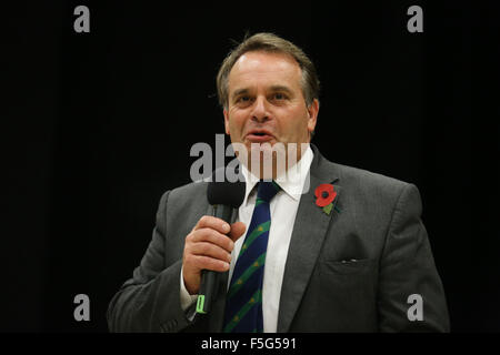 Neil Parish, Mitglied des Europäischen Parlaments für Tiverton und Honiton und Vorsitzender des "House of Commons" Umwelt, Ernährung und ländliche Affa Stockfoto