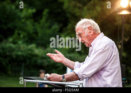 Potsdam, Deutschland, Martin Walser, Schriftsteller, auf der beleuchteten: Potsdam 2015 Stockfoto