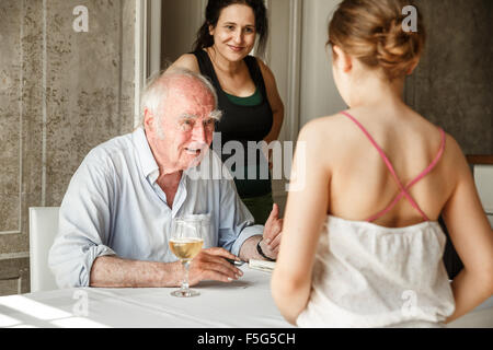 Potsdam, Deutschland, Martin Walser, Schriftsteller, auf der beleuchteten: Potsdam 2015 Stockfoto