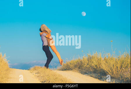 Zeit zu zweit zusammen Sommer Stockfoto