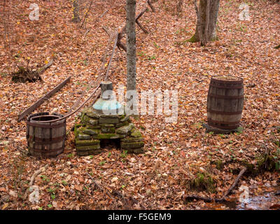 Noch am Mabry Mühle, Blue Ridge Parkway, Virginia Stockfoto