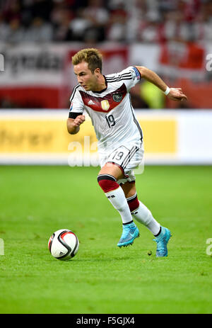 Mario Götze, GER, auf den ball, Commerzbank-Arena, Frankfurt am Main, Hessen, Deutschland Stockfoto