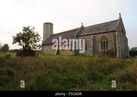 Str. Marys Kirche West Somerton Norfolk England UK Stockfoto