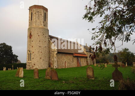 Str. Marys Kirche West Somerton Norfolk England UK Stockfoto