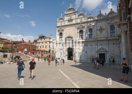 Venedig, Italien, der Scuola Grande di San Marco Stockfoto