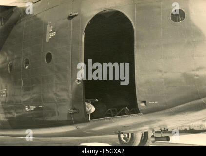 Der zweimotorige taktische Transport Fairchild C-119 Flying Boxcar Stockfoto